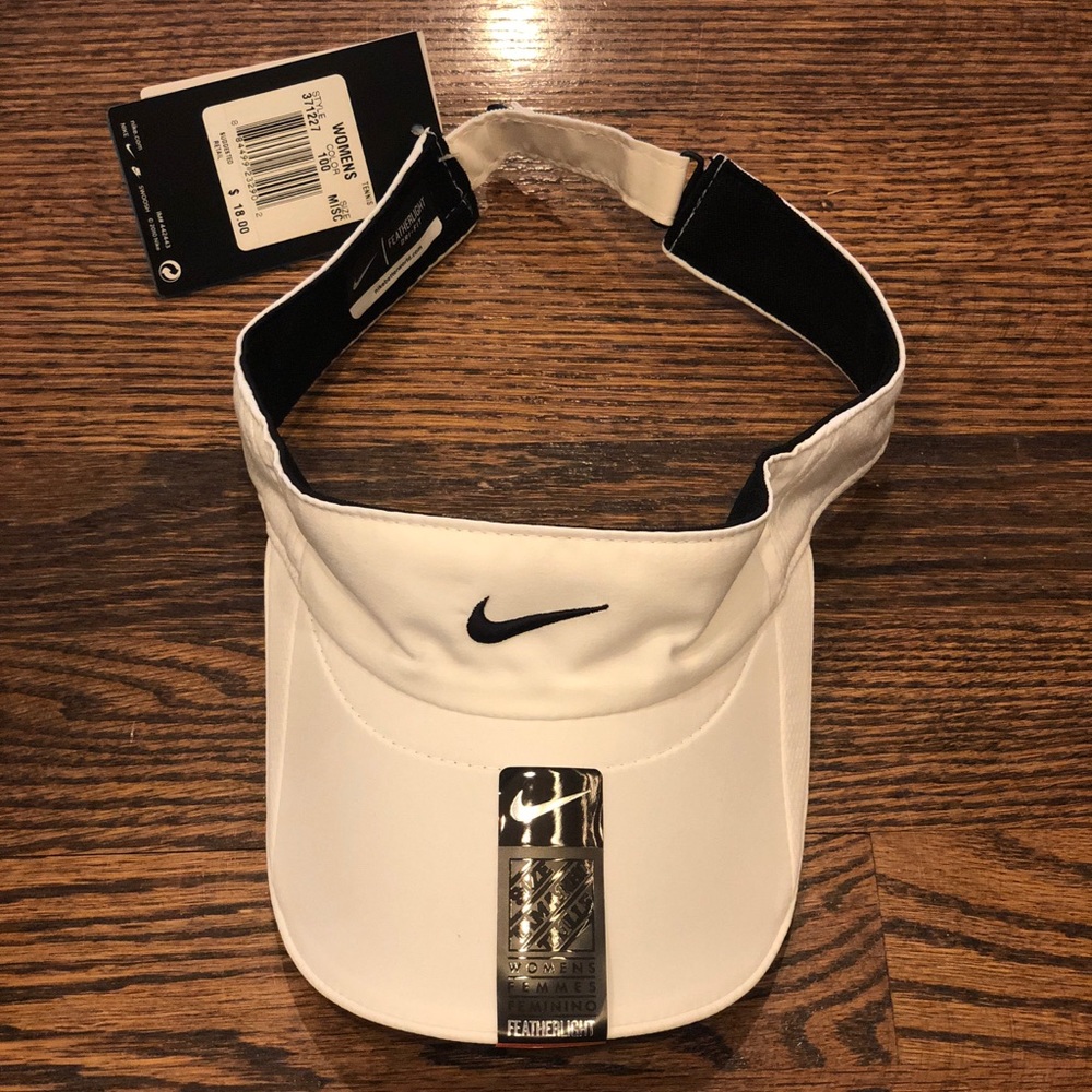 BRAND NEW Nike White Visor